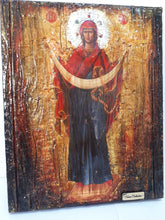 Load image into Gallery viewer, Virgin Mary Holy Zone Icon- Greek Russian Byzantine Orthodox Icons - Vanas Collection