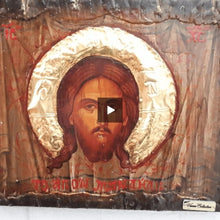 Load image into Gallery viewer, Virgin Mary Maria Queen of All-Jesus Christ Orthodox Handmade Antique Style Icon - Vanas Collection