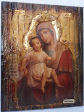 Load image into Gallery viewer, Virgin Mary of AXION ESTI and Jesus Christianity Orthodox Byzantine Greek Icons - Vanas Collection