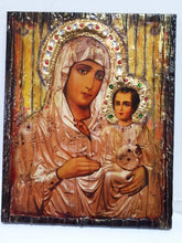 Load image into Gallery viewer, Virgin Mary of Jerusalem with Jesus Icon-Orthodox Greek Byzantine Icons - Vanas Collection