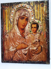 Load image into Gallery viewer, Virgin Mary of Jerusalem with Jesus Icon-Orthodox Greek Byzantine Icons - Vanas Collection