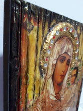 Load image into Gallery viewer, Virgin Mary of Jerusalem with Jesus Icon-Orthodox Greek Byzantine Icons - Vanas Collection