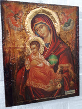 Load image into Gallery viewer, Virgin Mary Panagia Therapevousa Icon-Orthodox Greek Byzantine Handmade Icons - Vanas Collection