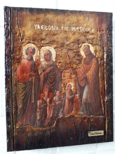 Load image into Gallery viewer, Virgin Mary The Entrance of Theotokos -Orthodox Greek Byzantine Handmade Icons - Vanas Collection