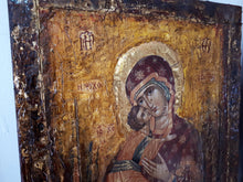 Laden Sie das Bild in den Galerie-Viewer, VIRGIN MARY, The Psichosostria - Greek Orthodox Christianity Byzantine Icon - Vanas Collection