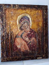 Laden Sie das Bild in den Galerie-Viewer, VIRGIN MARY, The Psichosostria - Greek Orthodox Christianity Byzantine Icon - Vanas Collection