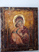 Laden Sie das Bild in den Galerie-Viewer, VIRGIN MARY, The Psichosostria - Greek Orthodox Christianity Byzantine Icon - Vanas Collection