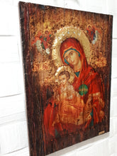 Laden Sie das Bild in den Galerie-Viewer, Virgin Mary Vrefokratousa Icon - Orthodox Byzantine Religious Icon Antique Style - Vanas Collection