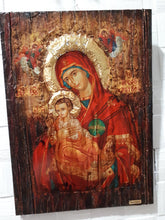 Laden Sie das Bild in den Galerie-Viewer, Virgin Mary Vrefokratousa Icon - Orthodox Byzantine Religious Icon Antique Style - Vanas Collection