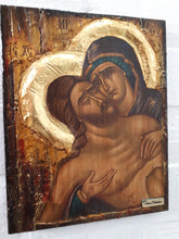 Laden Sie das Bild in den Galerie-Viewer, Virgin Mary with Jesus Christ Panagia Icon-Greek Orthodoxox Byzantine Icons - Vanas Collection