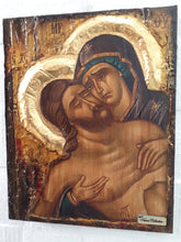 Laden Sie das Bild in den Galerie-Viewer, Virgin Mary with Jesus Christ Panagia Icon-Greek Orthodoxox Byzantine Icons - Vanas Collection
