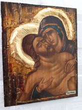 Laden Sie das Bild in den Galerie-Viewer, Virgin Mary with Jesus Christ Panagia Icon-Greek Orthodoxox Byzantine Icons - Vanas Collection